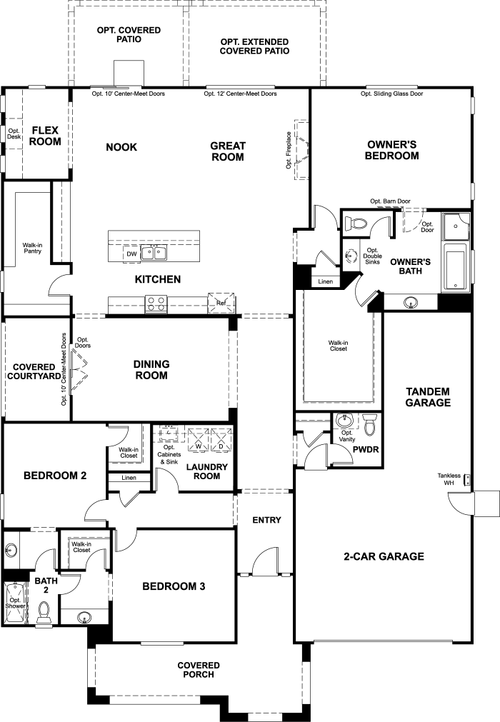 Noble - FINAL HOMES REMAIN! Floor plan Residence Julia Single Floor