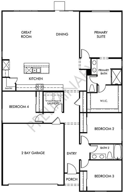 Jasper Floor plan Residence 1 Single Floor