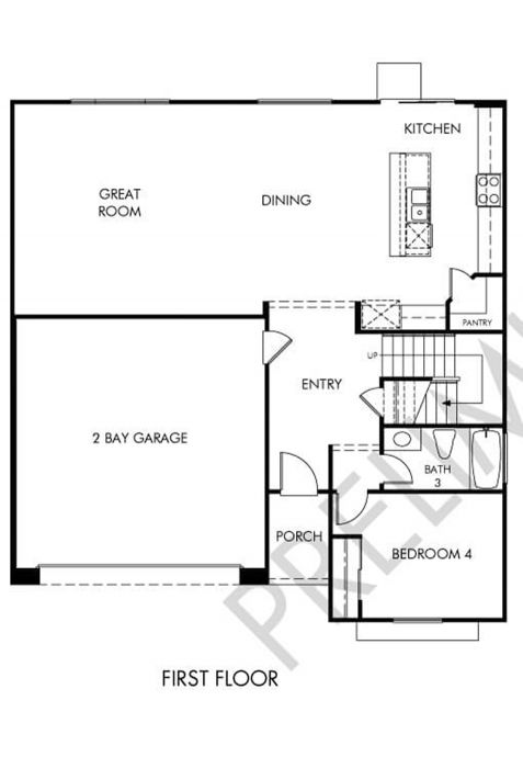 Jasper Floor plan Residence 3 First Floor