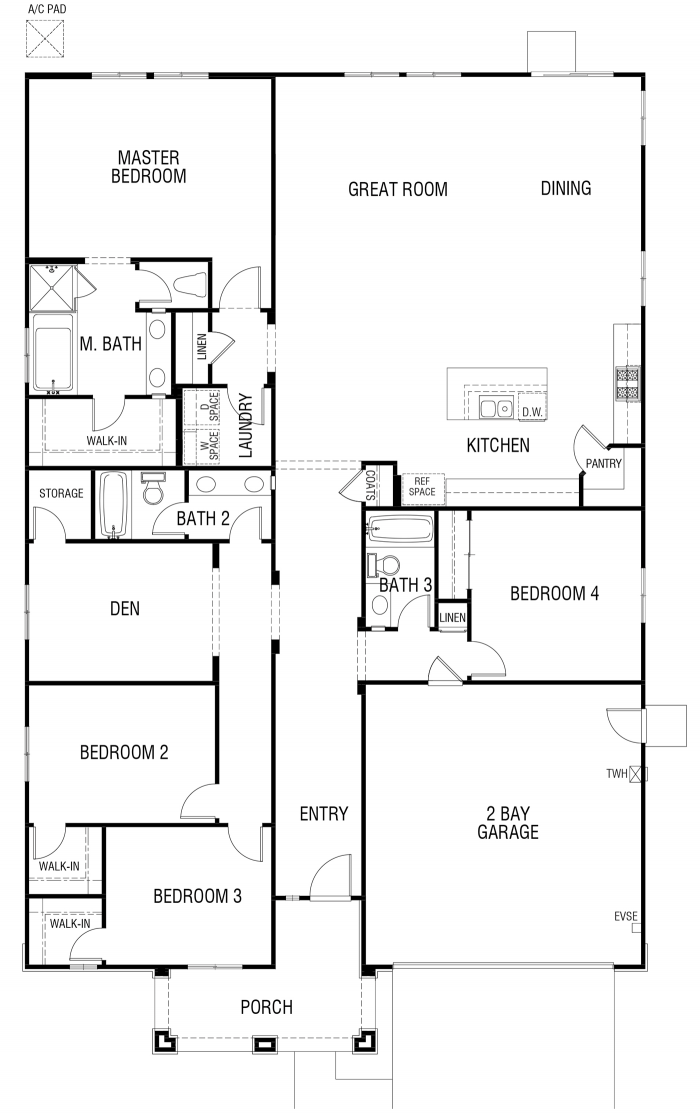 Two Story Dr Horton 5 Bedroom Floor Plans House Storey